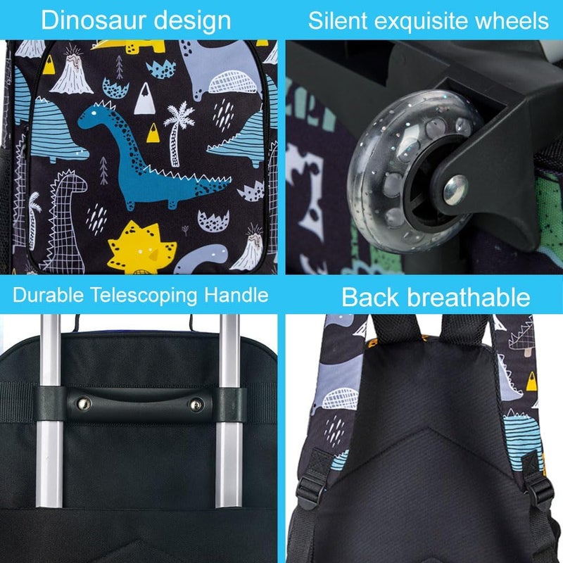 GXTVO Kids Suitcase with Wheels for Girls and Boys, Rolling Carry on Luggage for Toddler Children - Image 2